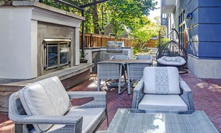 Outdoor Seating Area w/BBQ and Fireplace