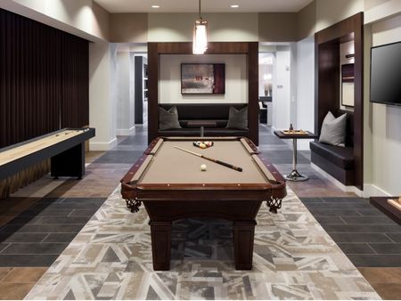 Upscale Game Room | | Apartments For Rent In Oak Lawn Dallas | Dallas Texas Apartments | 4110 Fairmount