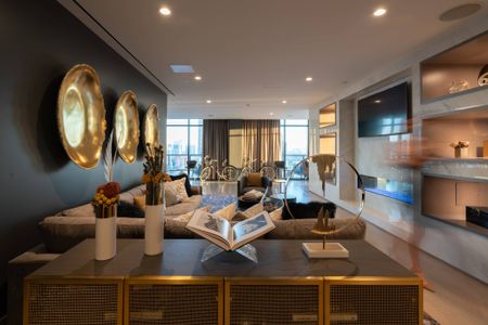 Resident lounge on 28th floor with spectacular city viewsExquisite details throughout the rooftop lounge.Outdoor kitchen & fireside lounge with sunset views.Poolside cabanas for your enjoyment.Resident lounge on 28th floor with spectacular