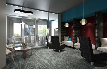 Clubhouse meeting area