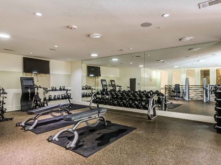 Free Weights | Apartments For Rent In Oak Lawn Dallas | Dallas Texas Apartments | 4110 Fairmount
