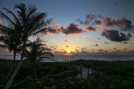 Sunset view of Delray Beach Florida