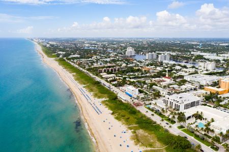 Aerial view of Delray Beach Florida