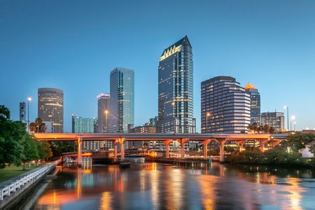 Tampa, Florida skyline view