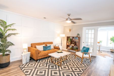 sun filled living room