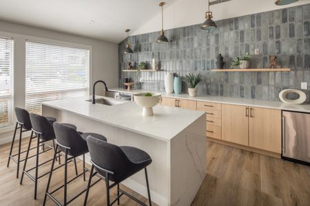 Demonstration Kitchen in Clubhouse