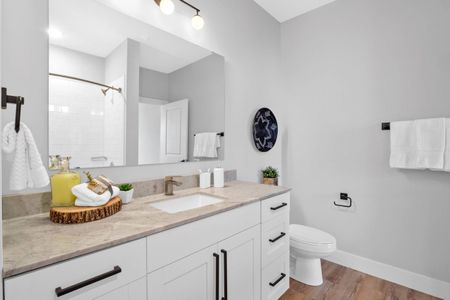 Guest Bathroom: Two Bedroom, Two Bathroom Aspen at The Oliver