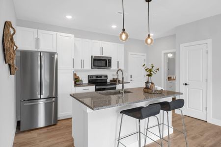 Kitchen: Two Bedroom, Two Bathroom Aspen at The Oliver