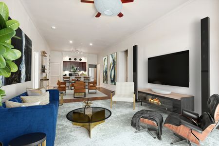 Bright Living Room | Luxe at Union Hill | Kansas City, MO Apartments