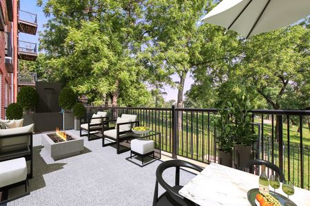 Breezy Balcony | Luxe at Union Hill | Kansas City, MO Apartments