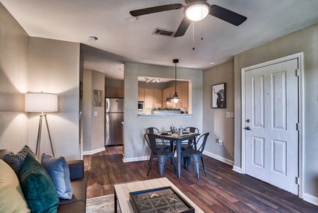 Thoughtfully Designed Living Room | The Lodge of  Athens | UGA Off-Campus Housing