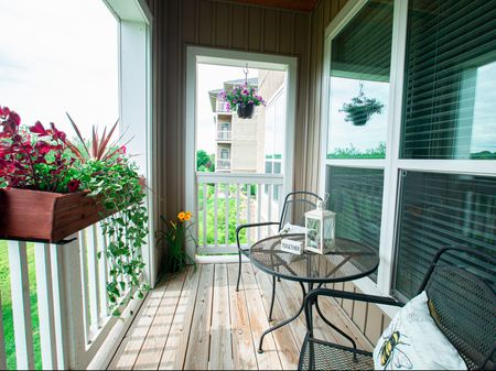 Two Bedroom Garden Balcony + Views