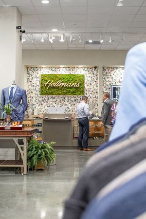Hellman's at Montgomery Quarter features a distinctive blend of European and updated traditional designers.