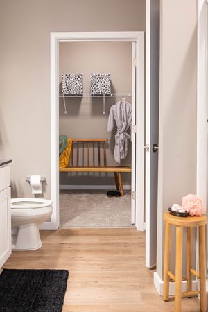 Spacious Bathroom and Closet
