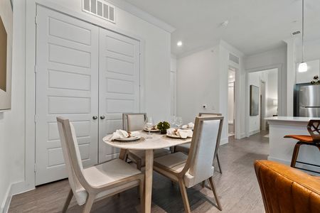 Dining Area | The Luxe at Mercer Crossing | Apartments In Farmers Branch