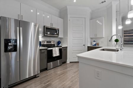 Prep Friendly Kitchen | The Luxe at Mercer Crossing | Apartments In Farmers Branch