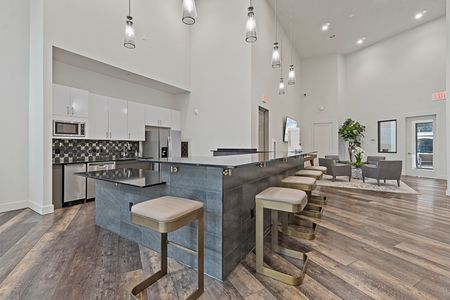 Food Prep and Serving Area Clubhouse | The Luxe at Mercer Crossing | Apartments In Farmers Branch