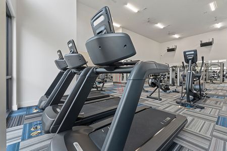 Resident Fitness Center | The Luxe at Mercer Crossing | Farmers Branch TX Apartments For Rent