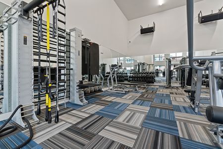 On-site Fitness Center | The Luxe at Mercer Crossing | Apartments In Farmers Branch