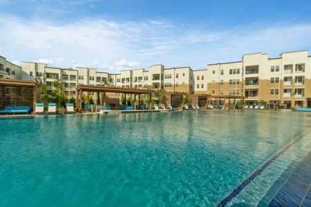 Swimming Pool | The Luxe at Mercer Crossing | Apartments Farmers Branch