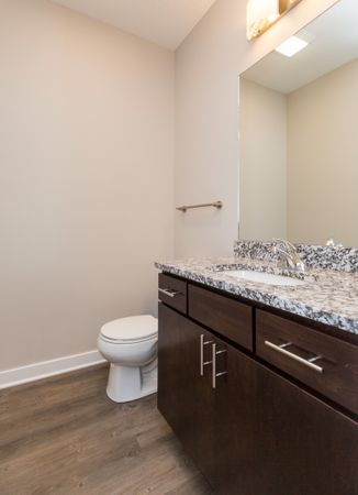 Spacious Primary Bathroom | Apartments Homes for rent in Des Moines, Iowa | 5Fifty5