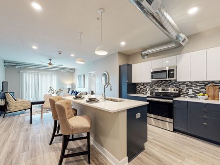 Contemporary Kitchen | Linc at Grays Station | Apartments in Des Moines, Iowa