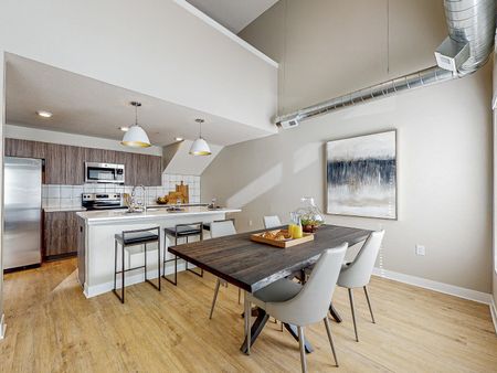 Living-Dining-Kitchen Space | Linc at Grays Station | Des Moines Apartments for Rent