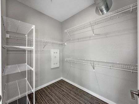 Spacious Walk-in Closet | Level | Apartments in Des Moines