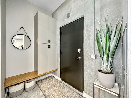 Entryway with storage Level | Apartments in Des Moines, Iowa