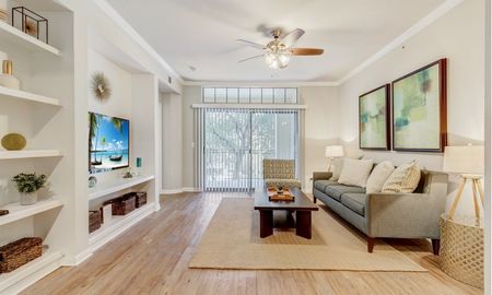 Living Room | Riviera at West Village | Downtown Dallas Apartments