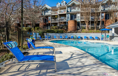 Resort Style Pool with lounge chairs