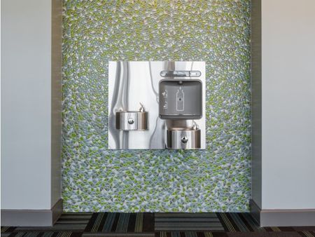 Drinking Fountain - water bottle filling station | Tinsley on the Park | Apartments In Houston