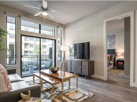 Elegant Living Area | Tinsley on the Park | Houston Apartments