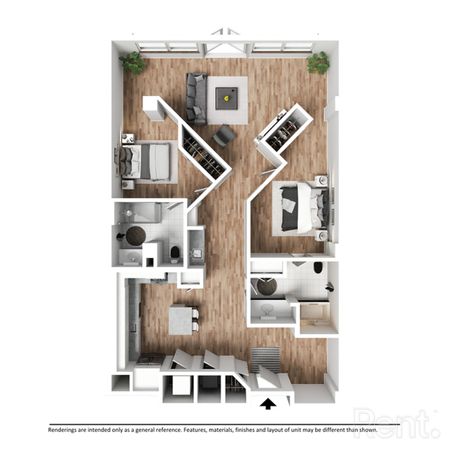 G-1 Floorplan Furnished