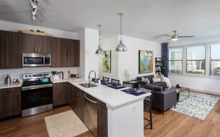 Modern Kitchen | College Station TX Apartment For Rent | The Hudson