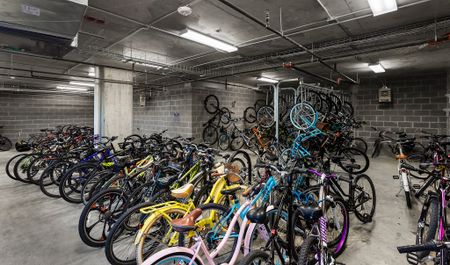 Bike Storage Area | College Station TX Apartment For Rent | The Hudson