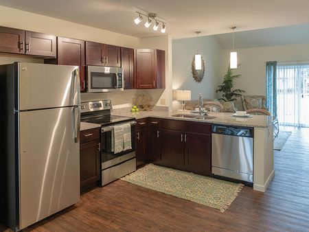 Deerfield Place, Utica NY | full kitchen and breakfast bar