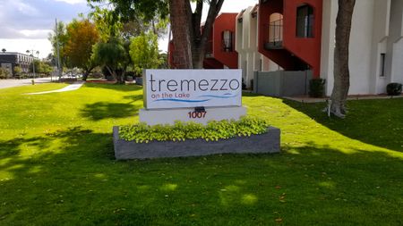 Tremezzo on the Lake sign