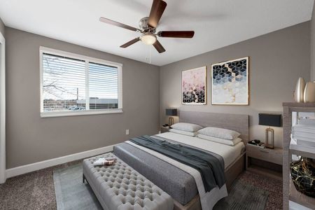 Comfortable Bedroom at Southglenn Place; Centennial CO, Apartments