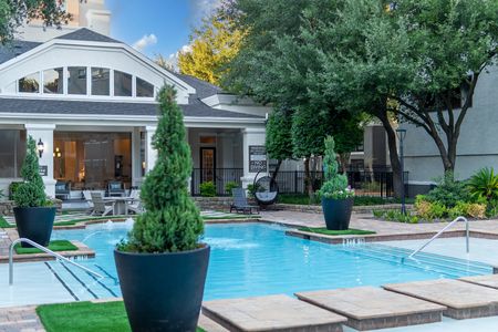 Villas at Hermann Park | Houston, TX | Pristine Pool w/ Water Geysers & Tanning Ledges
