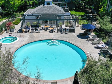 Resident Swimming Pool | Apartments in Larkspur, CA | Serenity at Larkspur