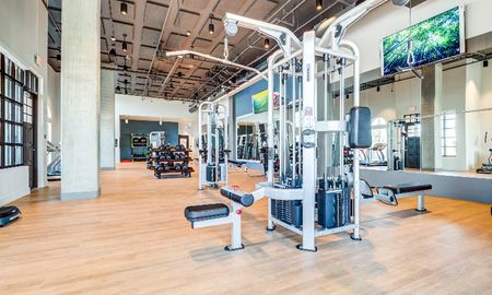 Cutting Edge Fitness Center | Apartments in Hercules, CA | The Exchange Hercules Bayfront