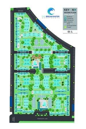 Site Map of The Breakwater Apartments | The Breakwater Apartments | Apartments in Huntington Beach, CA