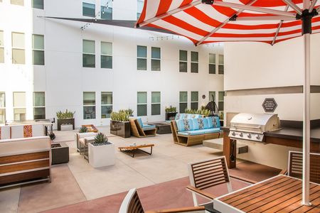 outdoor patio | Anaheim, CA Apartments | The Mix at CTR City