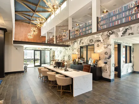 Shared interior space at The Logan at Osborn.