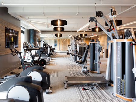 Rooftop Fitness Center | Meridian on First | Luxury Navy Yard Apartments | Washington DC Apartments