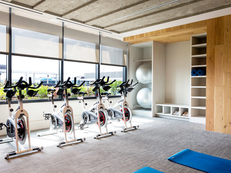 Rooftop Spin Studio | Meridian on First | Luxury Navy Yard Apartments | Washington DC Apartments