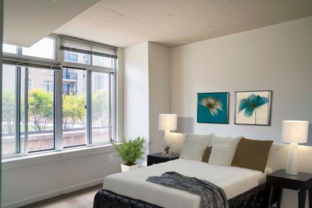 Elegant Bedroom | Park Triangle Apartments Lofts and Flats