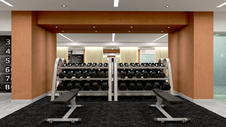 Rendering of Renovated Fitness Center Coming in 2023!