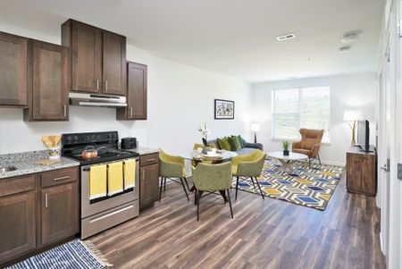 Image of Kitchen Living and Dining Areas | Ovation at Arrowbrook | Affordable Herndon Apartments
